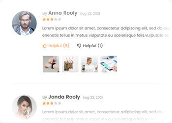 Comments with Images - One of MegaMall main features