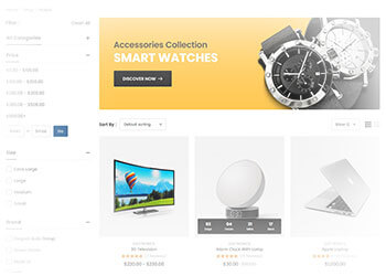 Modern Ajax Shop - One of MegaMall main features